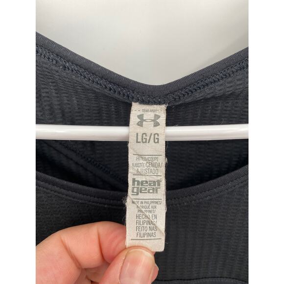 Under Armour UA Fly-by Running Open Back Short Sleeve Shirt Size Large - Picture 5 of 12